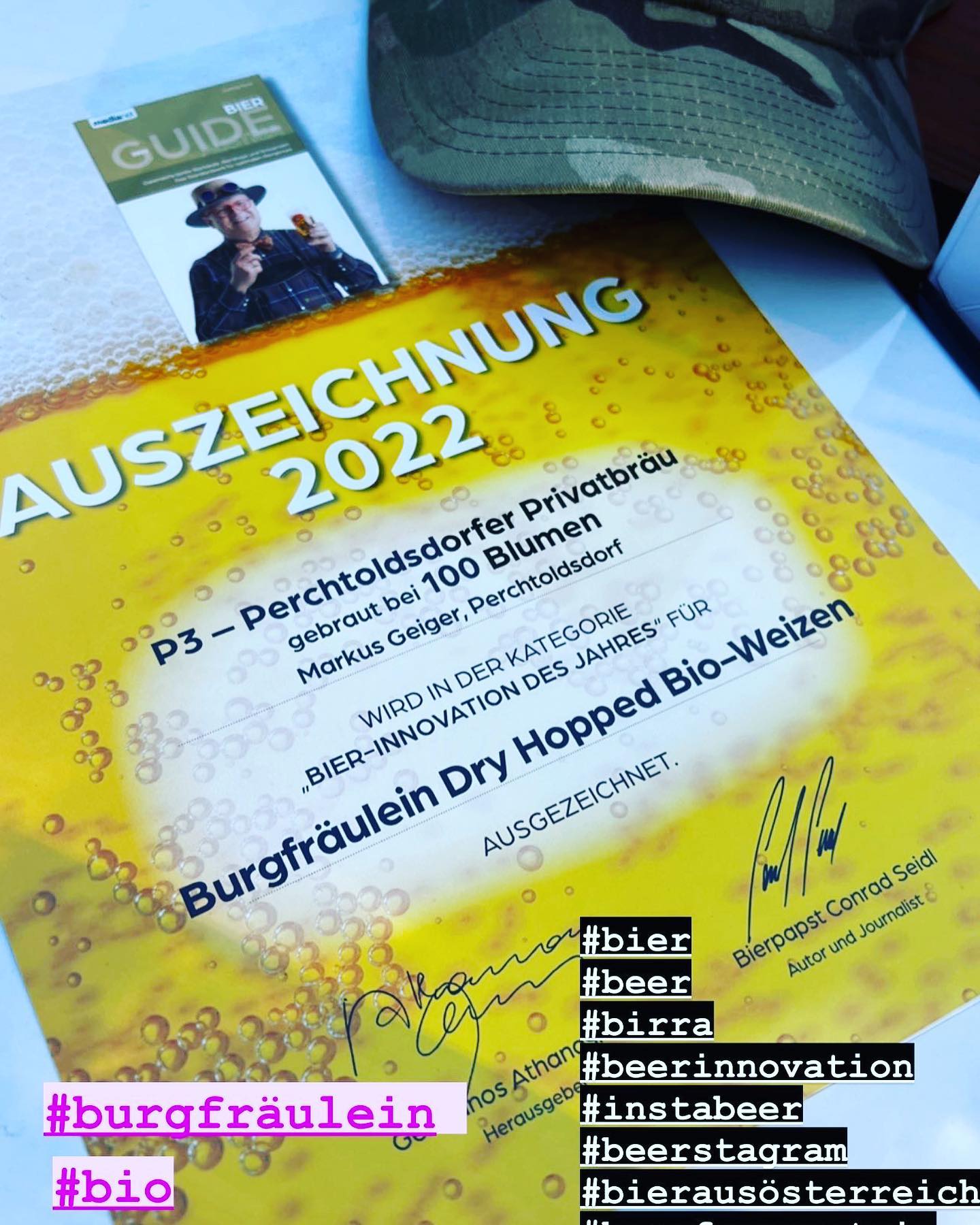 Bierinnovation 2022 #bierguide #burgfräulein #bio #weizen #bierinnovation #beerinnovation #beer #bier #birra #instabeer #beerstagram #craftbeer #bierausösterreich #beerfromaustria #brewery #perchtoldsdorf #bierpapst